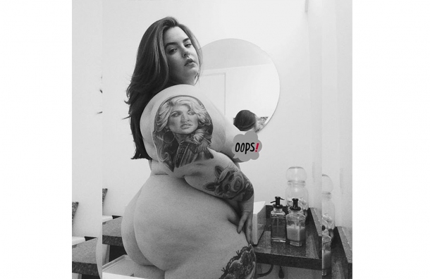 Facebook удалил фото Тесс Холлидей, назвав неэстетичным